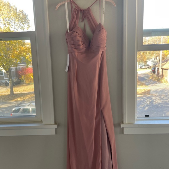 Azazie bridesmaid dress dusty rose NWT - Picture 4 of 8